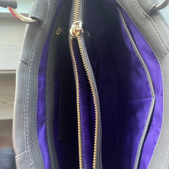 Authentic COLE HAAN Grey leather shoulder bag - Picture 12 of 12